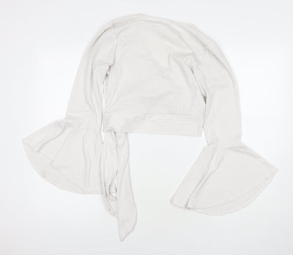Womens UK Size 14 New Look White Basic Blouse