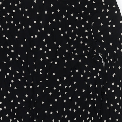 Womens UK Size 8 NEXT Black Basic Blouse