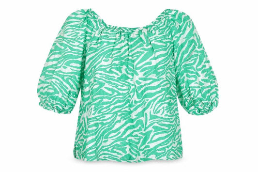 Womens UK Size 14 Marks and Spencer Green Basic Blouse