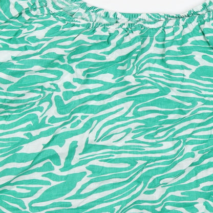Womens UK Size 14 Marks and Spencer Green Basic Blouse