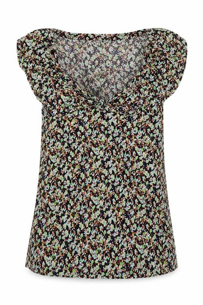 Womens UK Size 8 Topshop Multicoloured Basic Blouse
