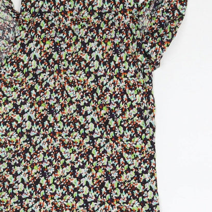 Womens UK Size 8 Topshop Multicoloured Basic Blouse