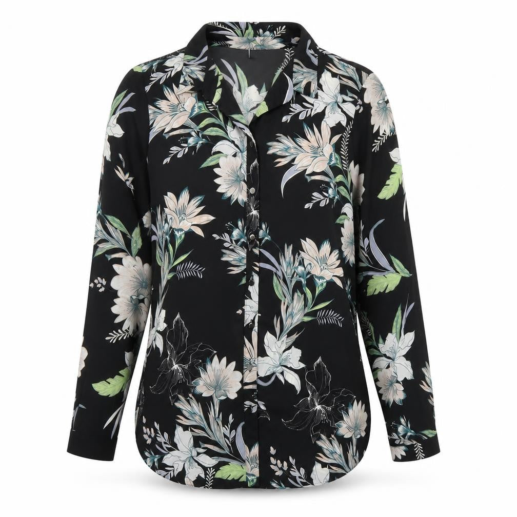 Womens UK Size 12 Wallis Black Basic Button-Up