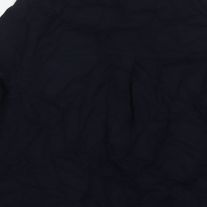 Womens UK Size 6 Marks and Spencer Blue Basic Button-Up