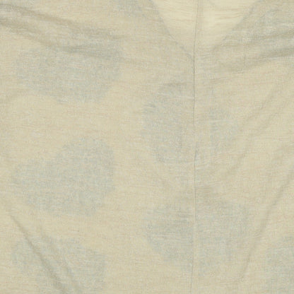 Womens UK Size S Apricot Beige Basic T-Shirt
