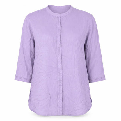 Womens UK Size 6 Khaadi Purple Tunic Button-Up
