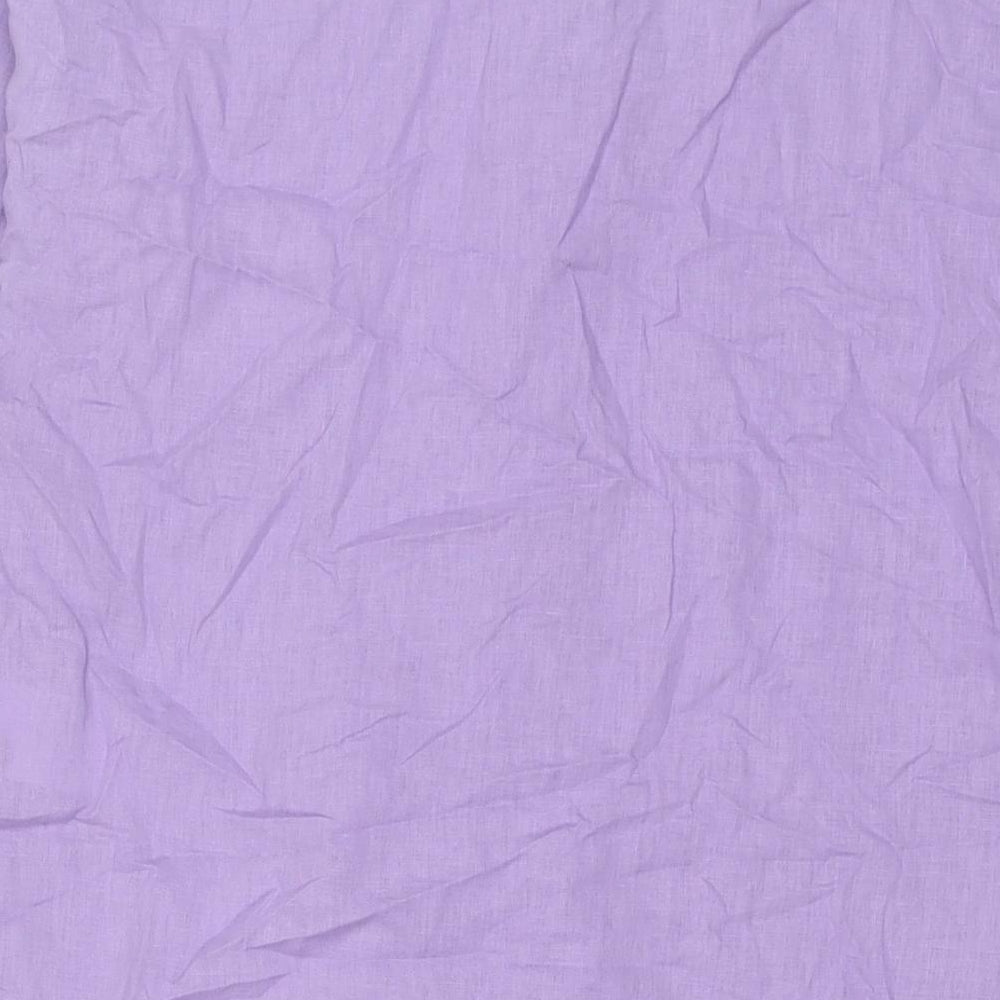 Womens UK Size 6 Khaadi Purple Tunic Button-Up