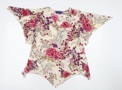 Womens UK Size L Saloos Multicoloured Basic Blouse