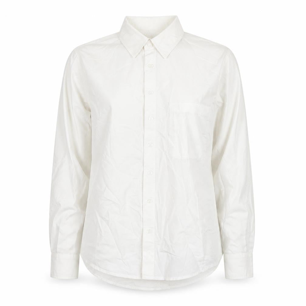 Womens UK Size 8 Glamorous White Basic Button-Up
