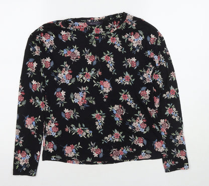 Womens UK Size 8 Marks and Spencer Black Basic Blouse