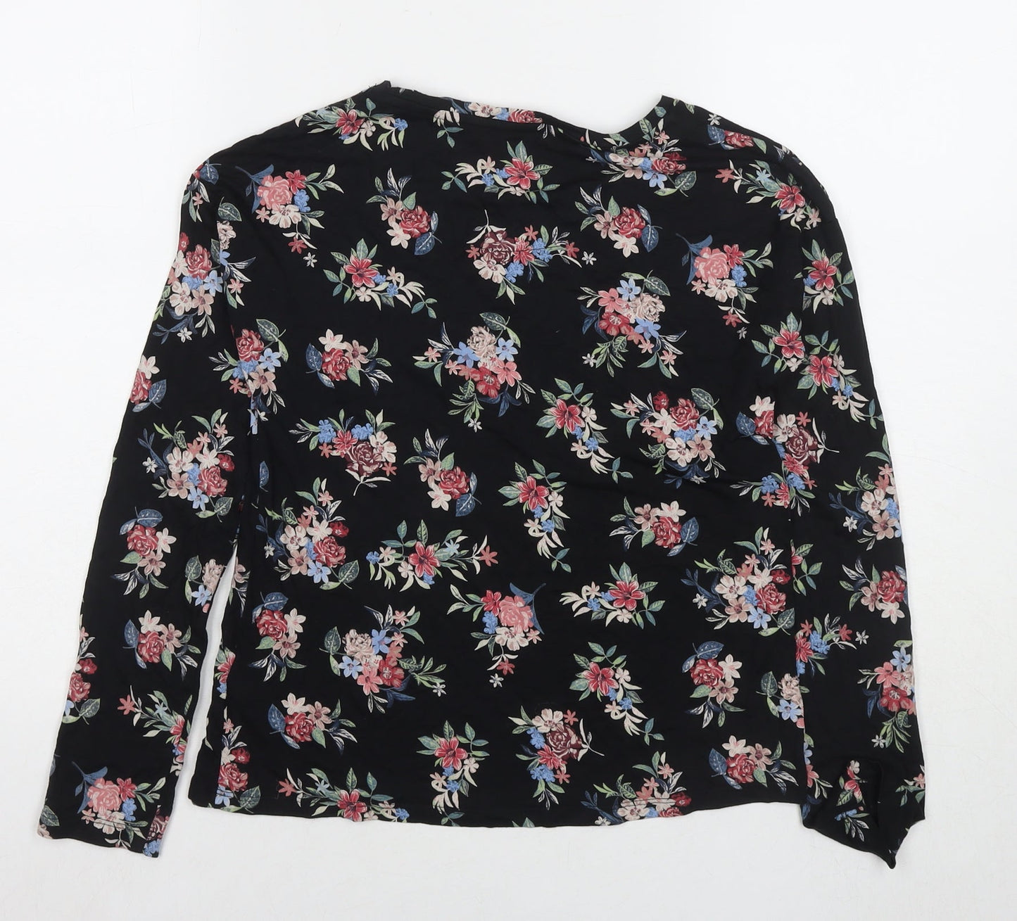 Womens UK Size 8 Marks and Spencer Black Basic Blouse