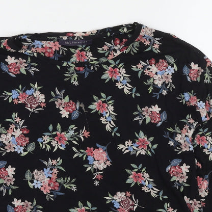 Womens UK Size 8 Marks and Spencer Black Basic Blouse