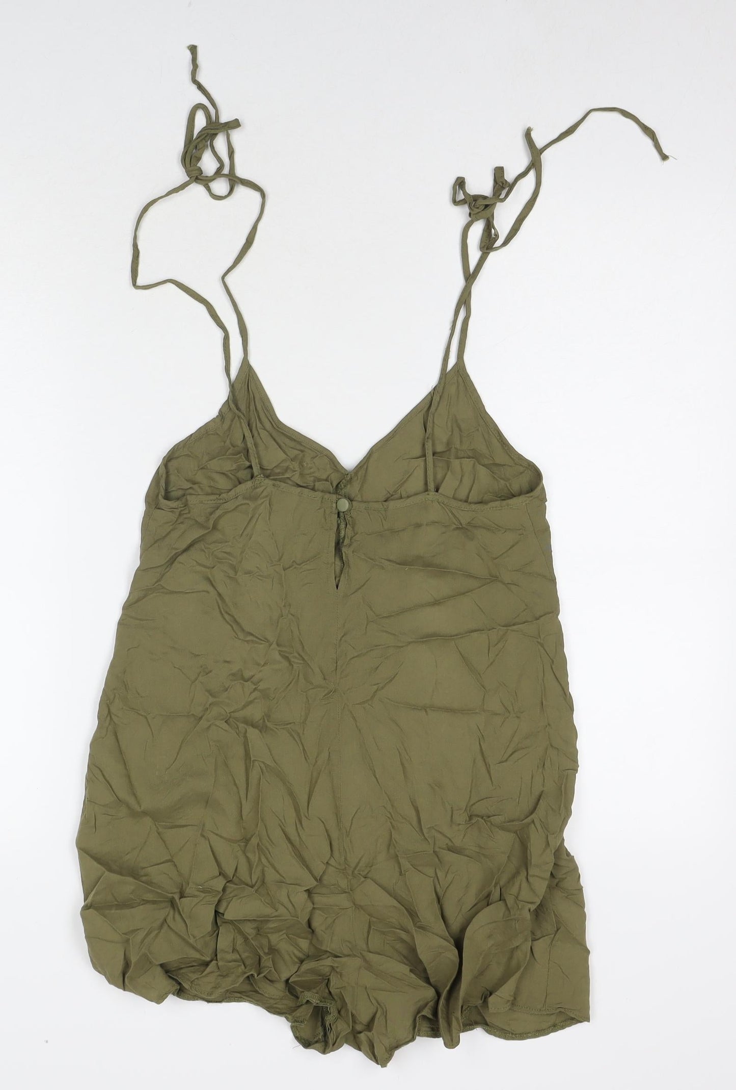 Womens UK Size 8 ASOS One-Piece Green Playsuit