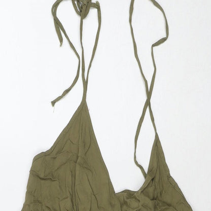 Womens UK Size 8 ASOS One-Piece Green Playsuit