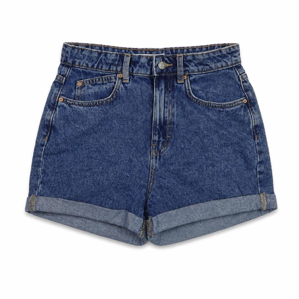 Womens UK Size 8 Denim & Co. Regular Fit Mom Shorts