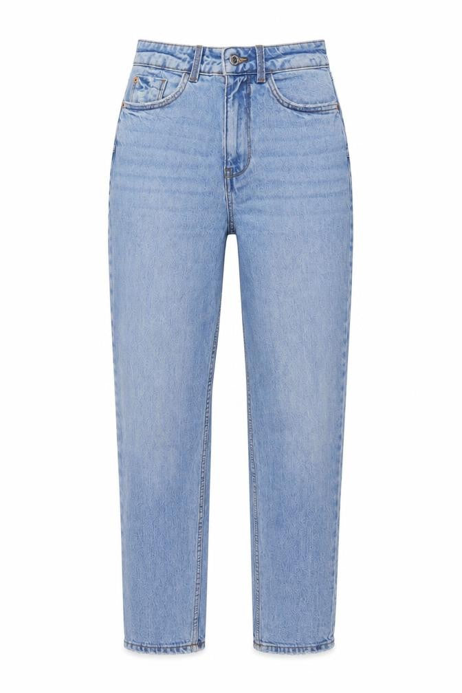 Womens UK Size 6 New Look Regular Fit Mom Blue Jeans