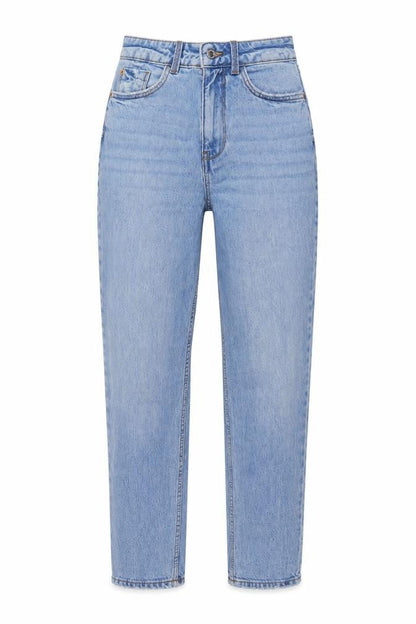 Womens UK Size 6 New Look Regular Fit Mom Blue Jeans