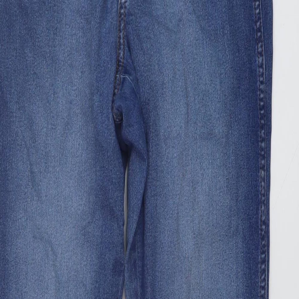 Womens UK Size 28 in H&M Regular Fit Skinny Blue Jeans