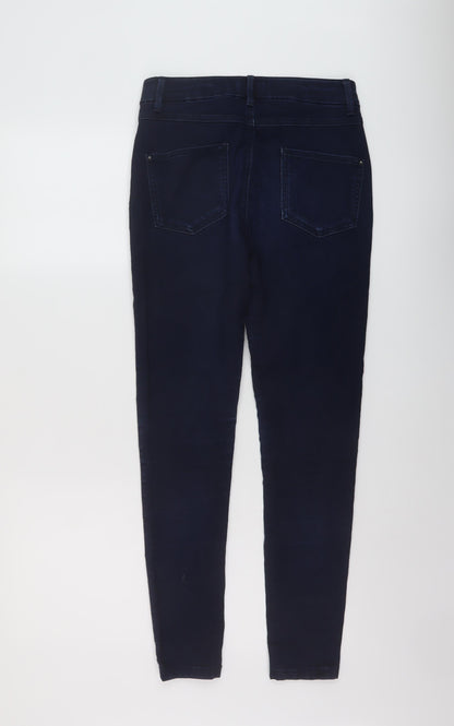 Womens UK Size 10 Marks and Spencer Regular Fit Skinny Blue Jeans
