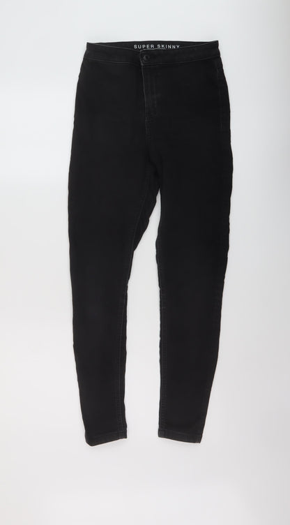 Womens UK Size 10 Marks and Spencer Regular Fit Skinny Black Jeans
