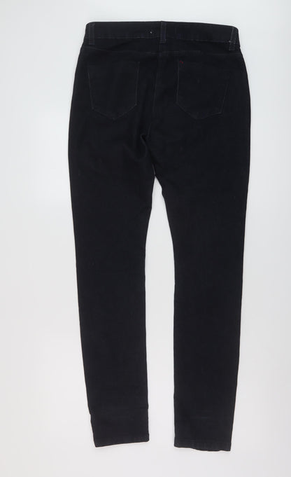 Womens UK Size 14 Papaya Regular Fit Skinny Blue Jeans