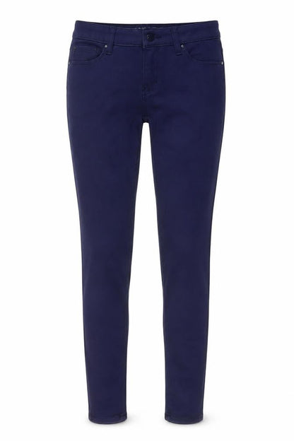 Denim & Co. Womens Blue Cotton Skinny Jeans Size 6 L30 in Regular Button