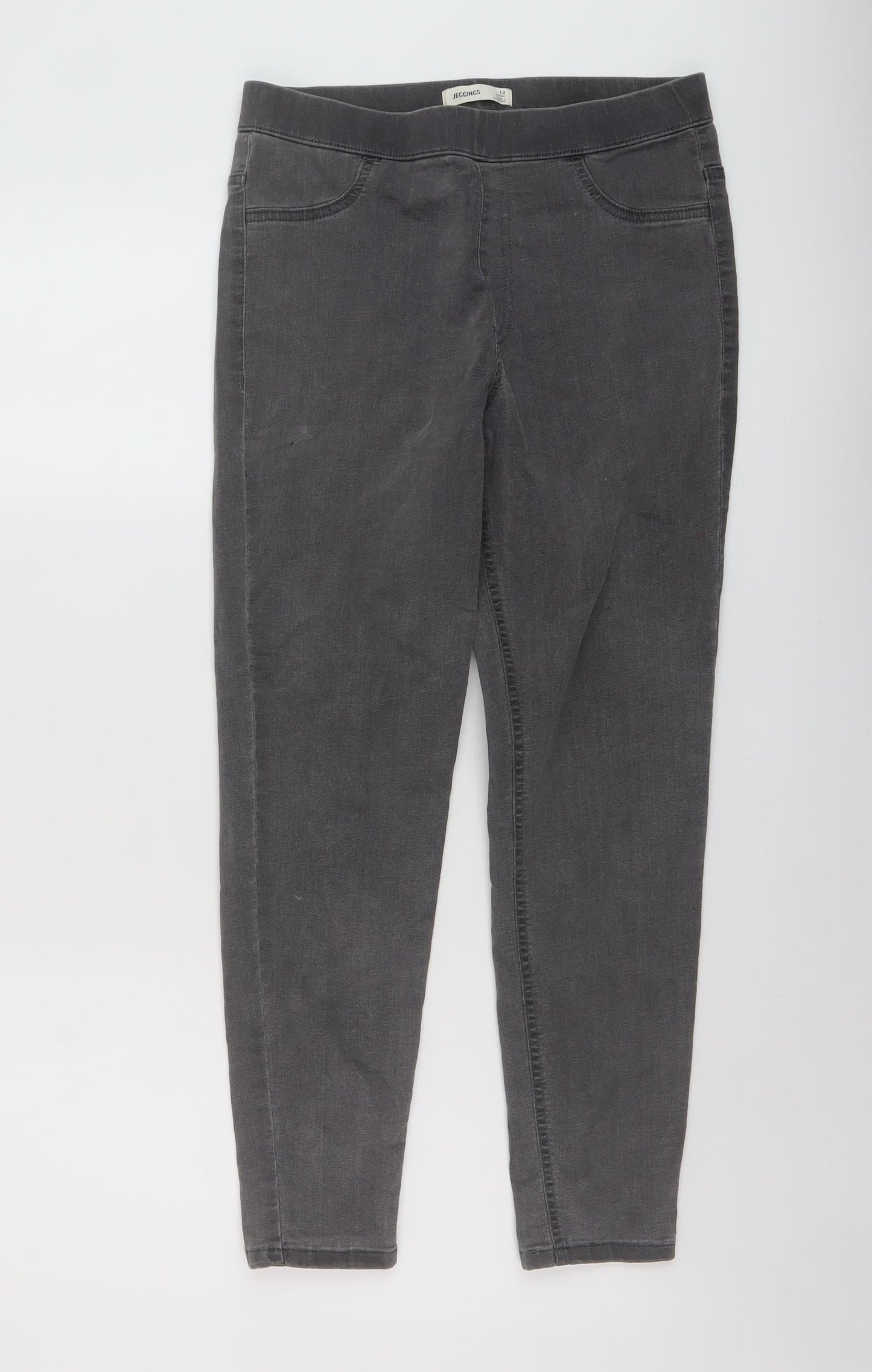 Womens UK Size 12 Marks and Spencer Regular Fit Jegging Grey Jeans