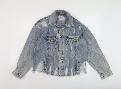 Womens UK Size 8 Denim & Co. Blue Jacket