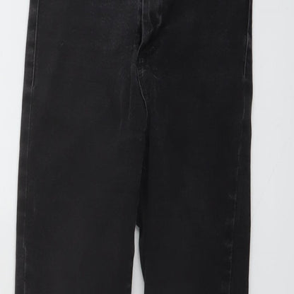 Denim & Co. Womens Grey Cotton Skinny Jeans Size 8 L26 in Regular Button