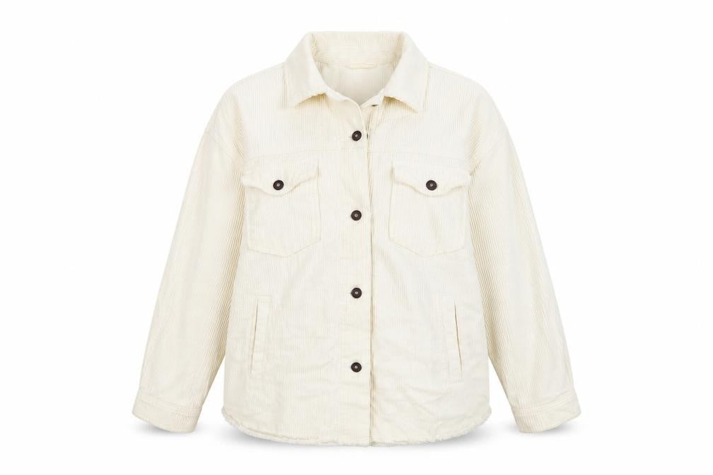 Zara Womens Ivory Jacket Size S Button