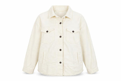 Zara Womens Ivory Jacket Size S Button