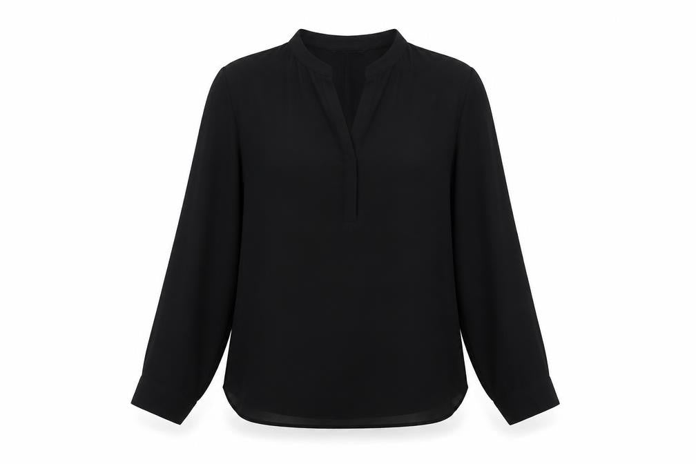Womens UK Size XL Zara Black Basic Blouse