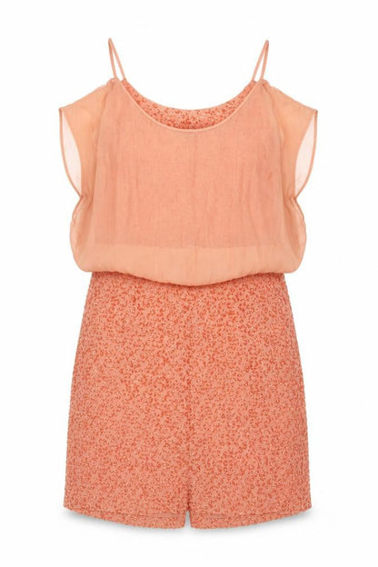 French Connection Womens Orange Polyester A-Line Size S Round Neck Zip