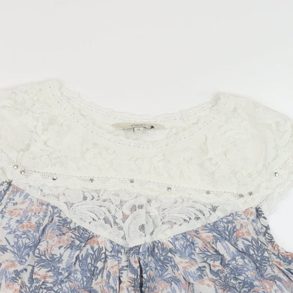 Womens UK Size 12 NEXT Multicoloured Basic T-Shirt