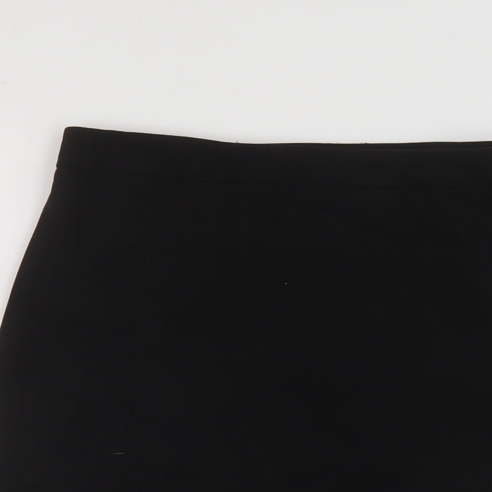 Kaleidoscope Womens Black Polyester Straight & Pencil Skirt Size 12 Zip