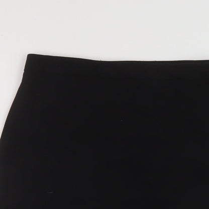 Kaleidoscope Womens Black Polyester Straight & Pencil Skirt Size 12 Zip