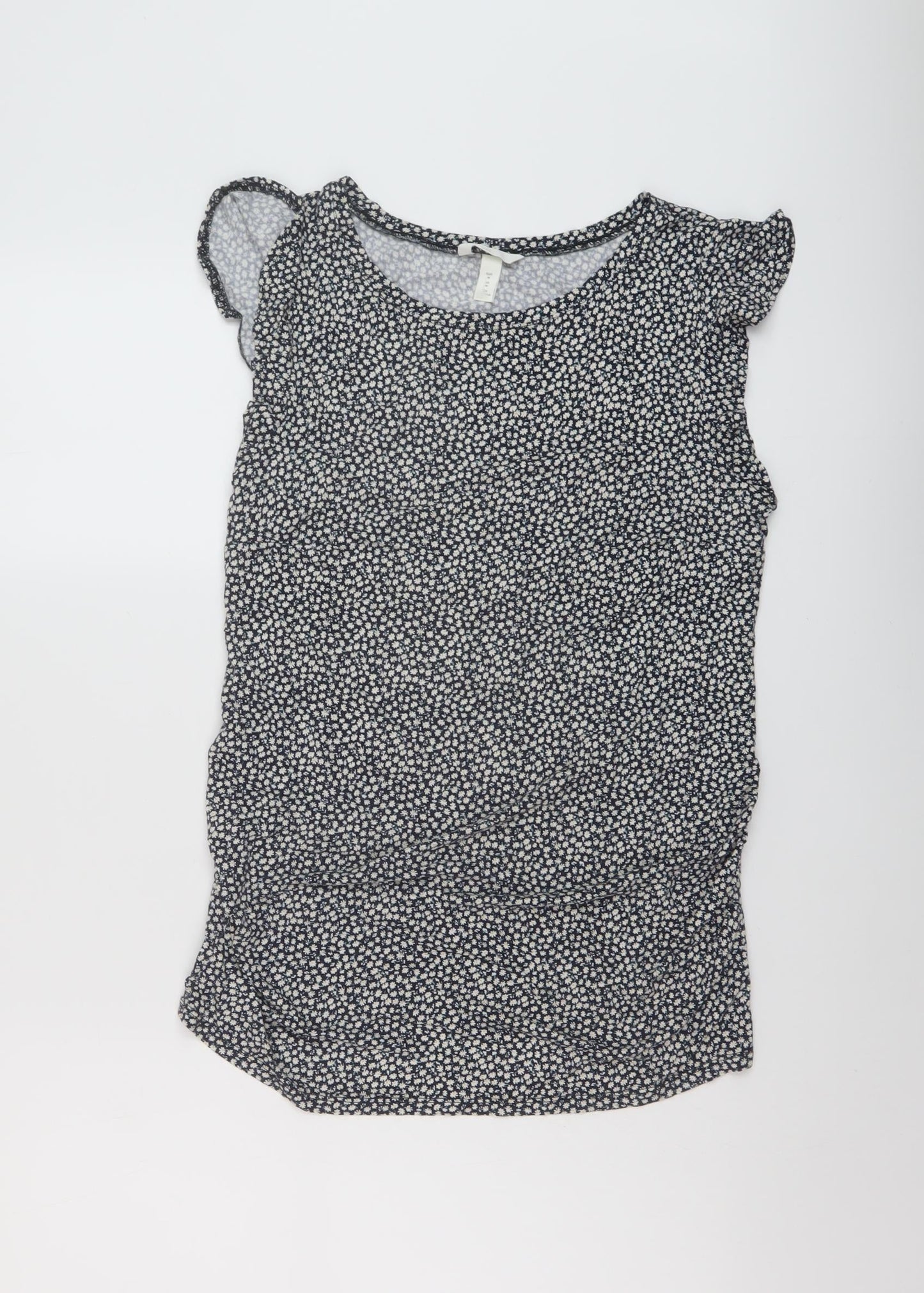 Womens UK Size M H&M Multicoloured Basic Blouse