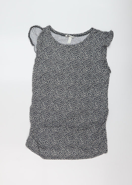 Womens UK Size M H&M Multicoloured Basic Blouse