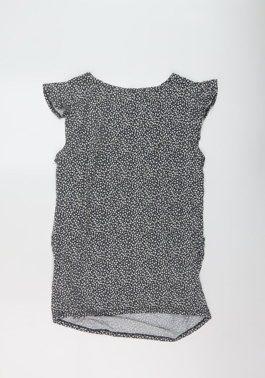 Womens UK Size M H&M Multicoloured Basic Blouse