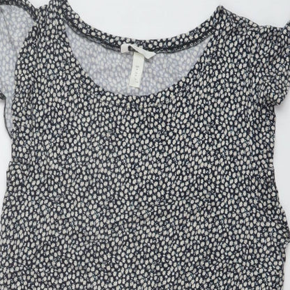 Womens UK Size M H&M Multicoloured Basic Blouse