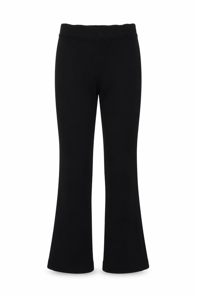 J&M Womens Black Polyester Trousers Size S L30 in Regular