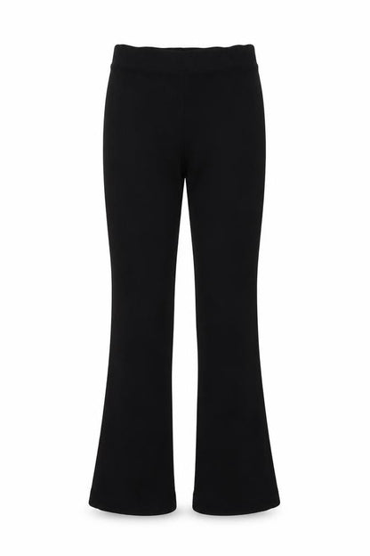 J&M Womens Black Polyester Trousers Size S L30 in Regular