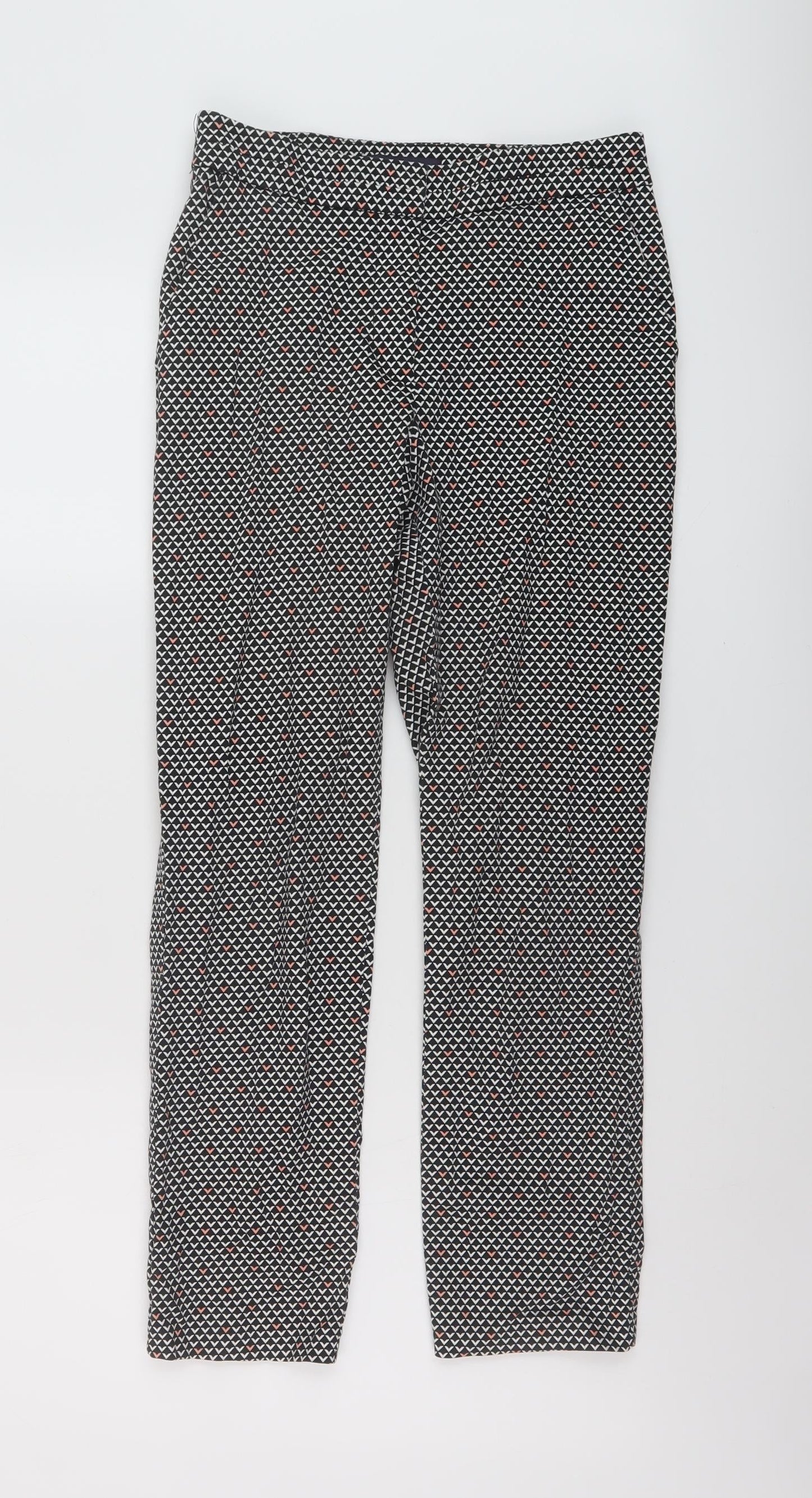 Womens UK Size 8 Marks and Spencer Regular Fit  Black Trousers