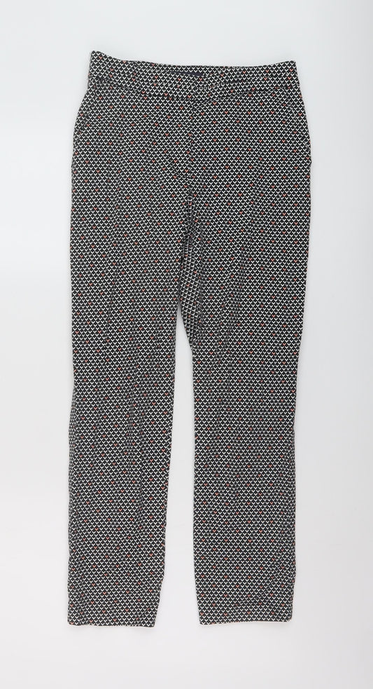 Womens UK Size 8 Marks and Spencer Regular Fit  Black Trousers