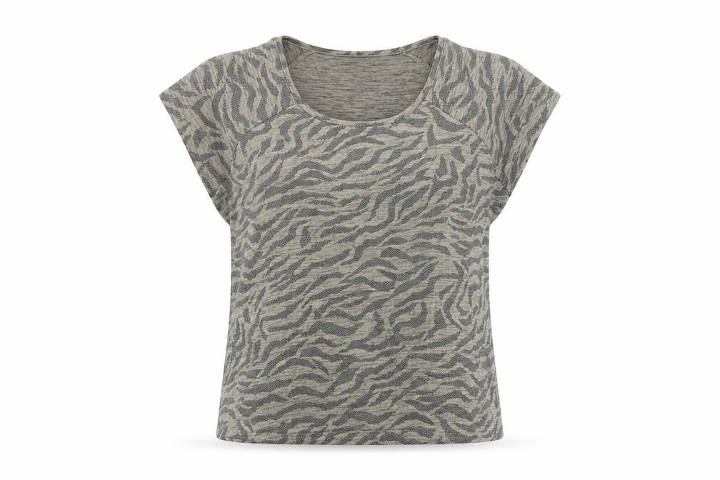 Womens UK Size M Klass Beige Basic T-Shirt