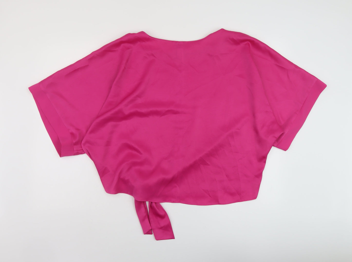 Womens UK Size M River Island Pink Basic Blouse