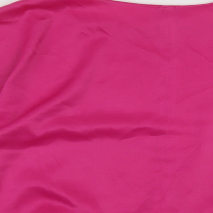Womens UK Size M River Island Pink Basic Blouse