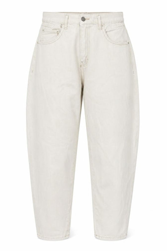 Womens UK Size L Pull&Bear Regular Fit Tapered Beige Jeans
