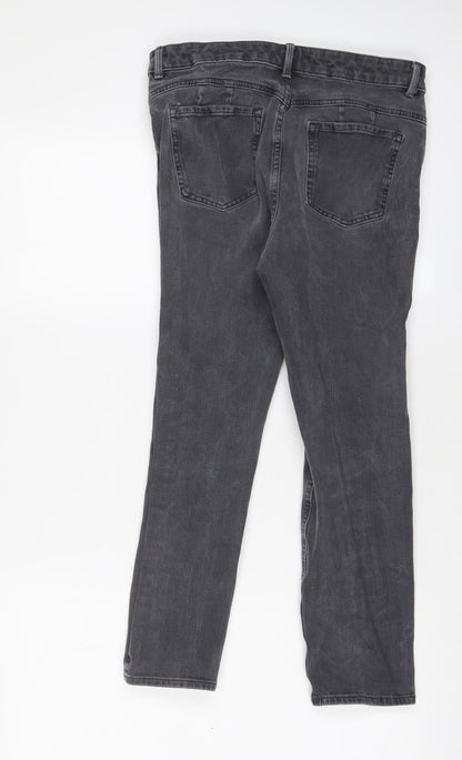Womens UK Size 12 Marks and Spencer Regular Fit Skinny Grey Jeans