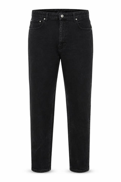 Mens UK Size 42 in ASOS Regular Fit Tapered Black Jeans
